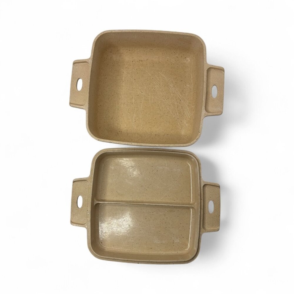 Vtg Littonware 1.5 Qt. Microwave Casserole Cooker Dish Bowl & Lid 39274 & 39275